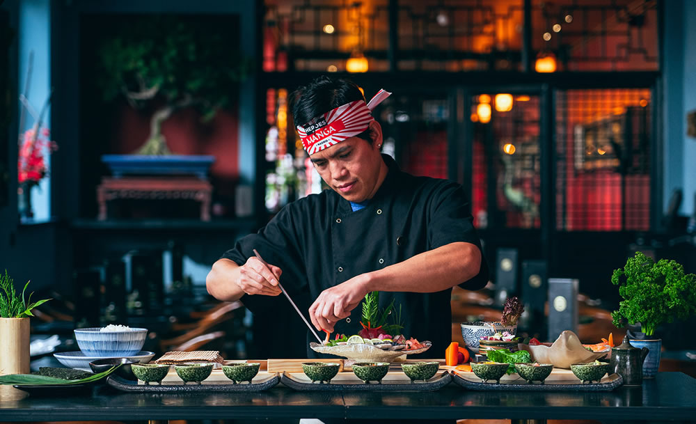 Our talented Drgnfly Itamae (chefs)